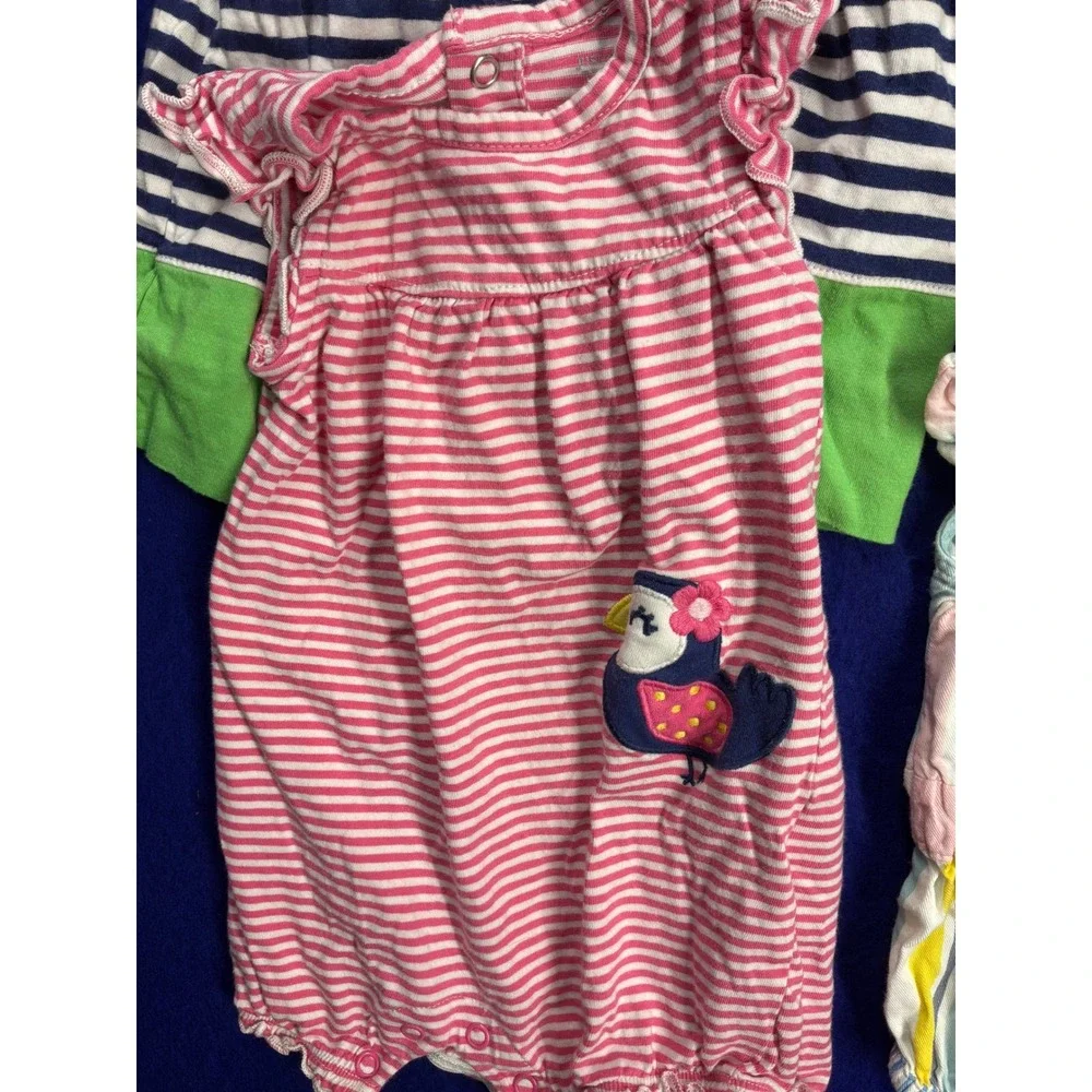 Nautical Baby Girl Carters Just One You Dress Romper Lot 6M Multicolor
